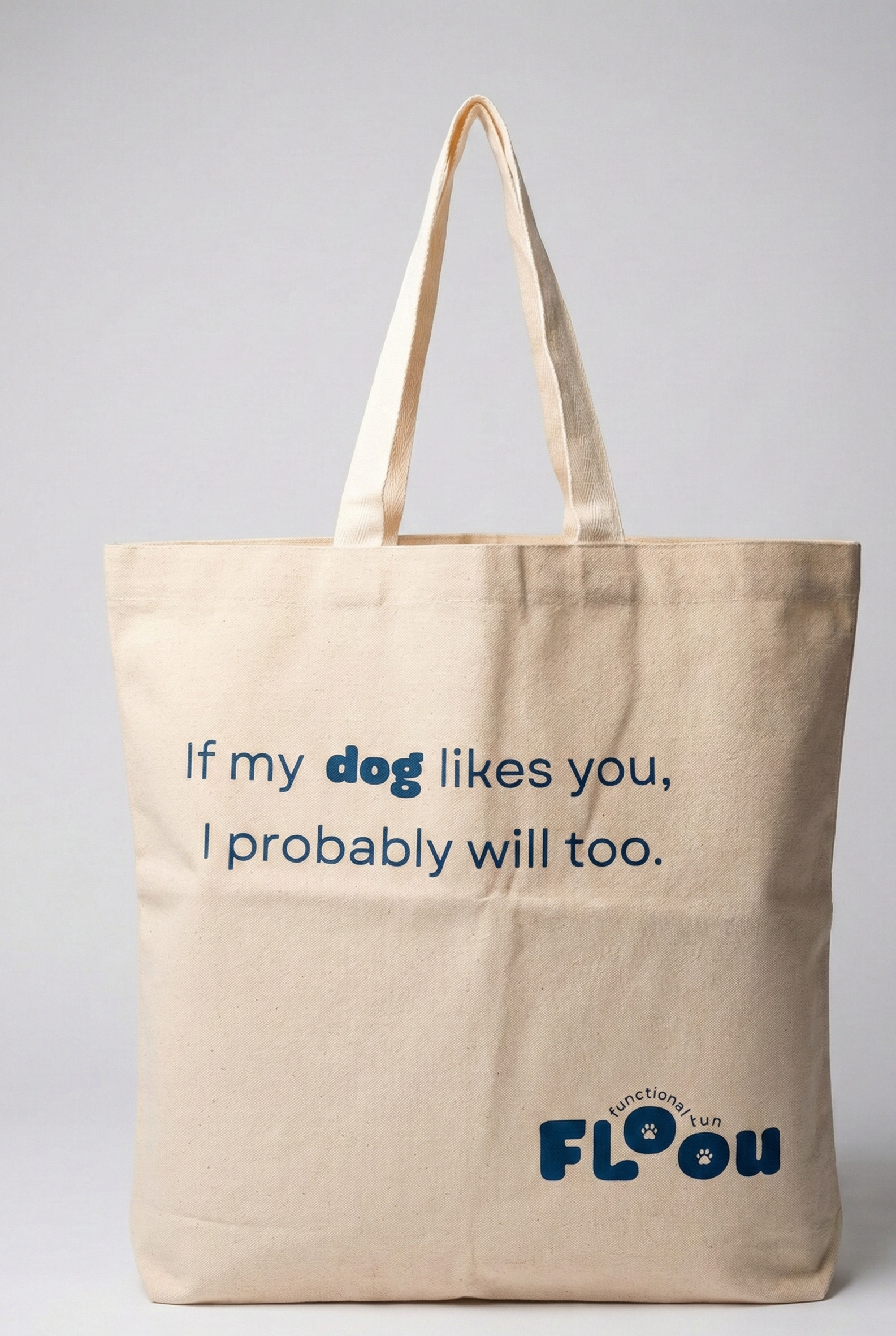 Tote Bag Bolsa perro Beige - Floou Colombia